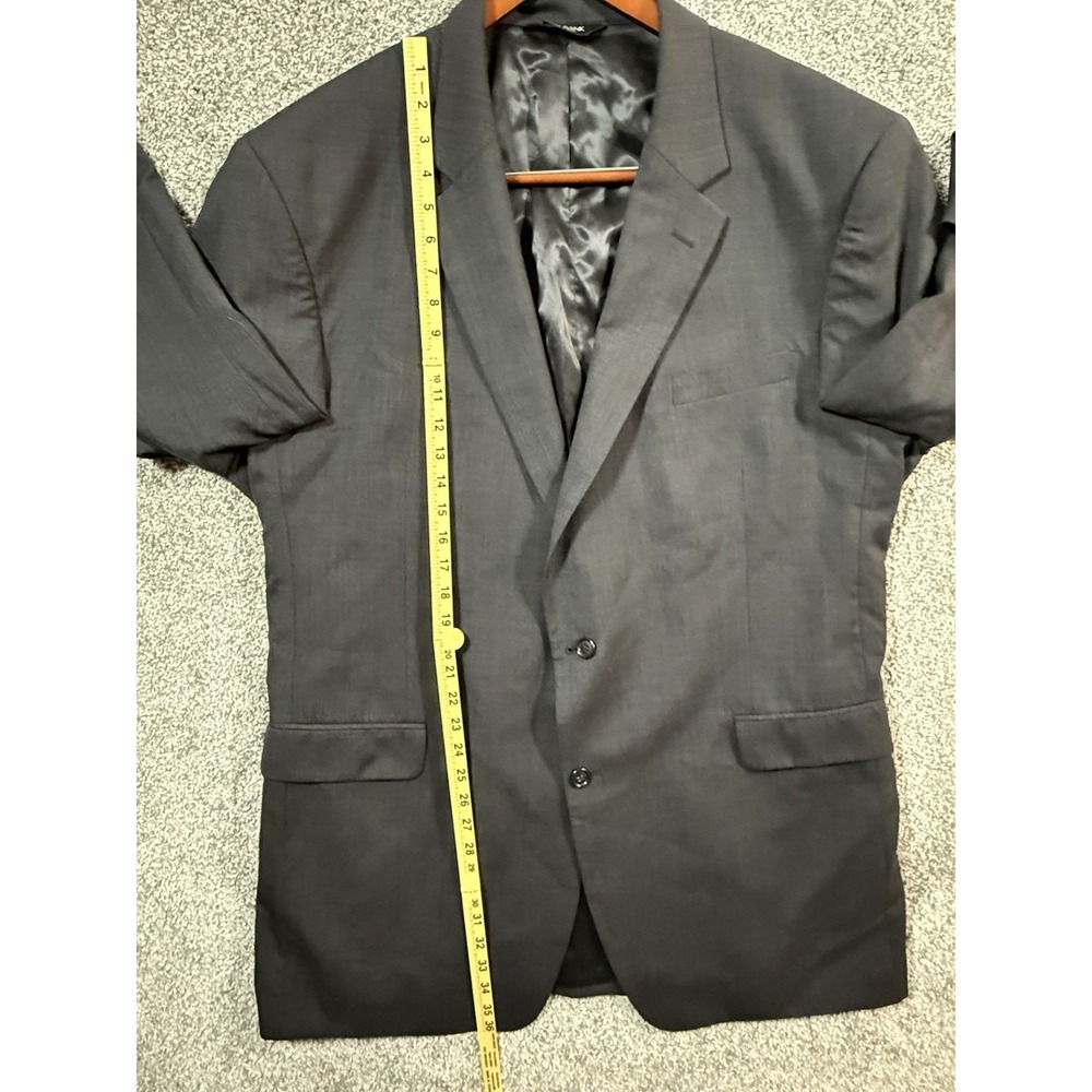 Jos. A Bank Mens 50XL Black 100% Wool Blazer Sport Coat 2 Button Big Tall - Picture 10 of 12